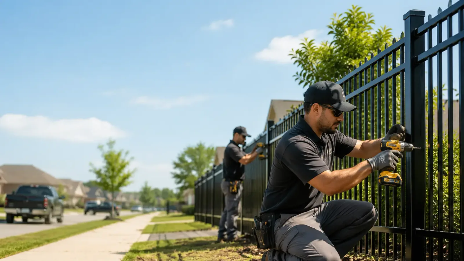 Metal Fence Installation in Richards, TX
